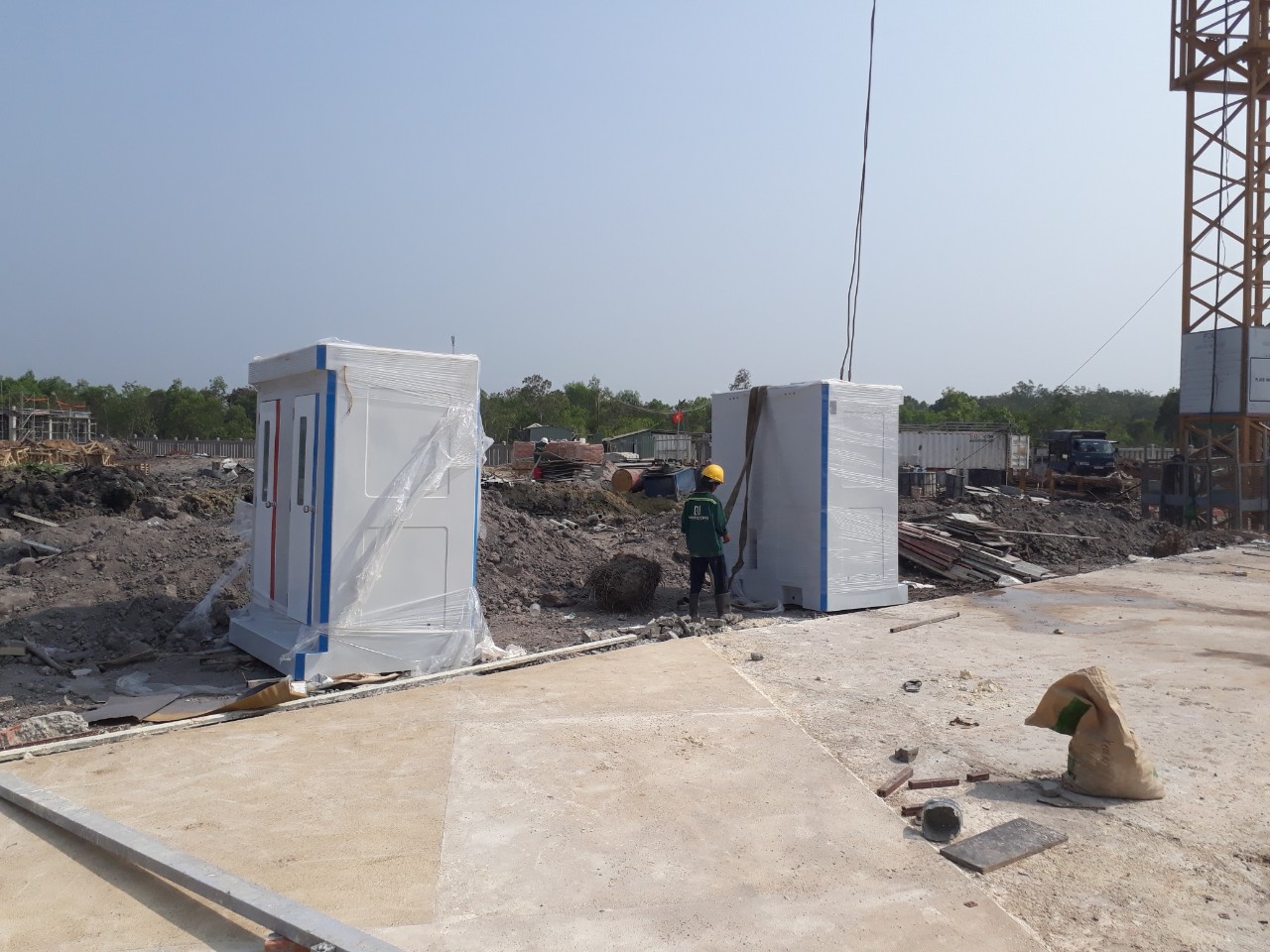 Nhà vệ sinh công cộng tại công trình